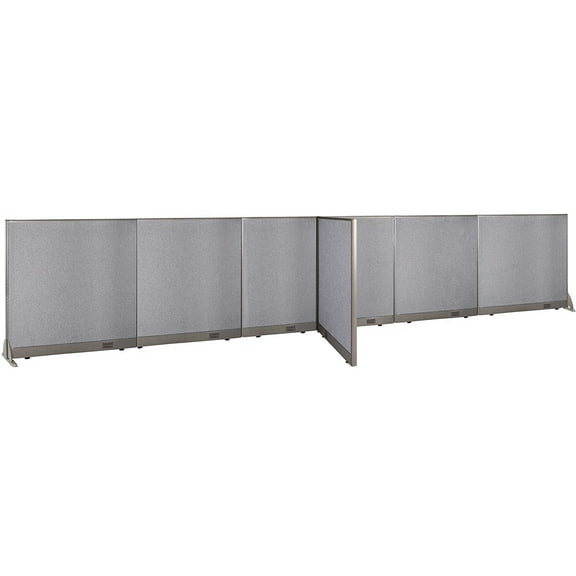 GOF T-shaped Freestanding Partition (36”D x 228”W x 48”H) Office Room Divider, Privacy Screen, Workstation Cubicle