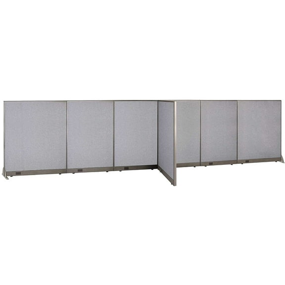 GOF T-shaped Freestanding Partition (36”D x 240”W x 60”H) Office Room Divider, Privacy Screen, Workstation Cubicle