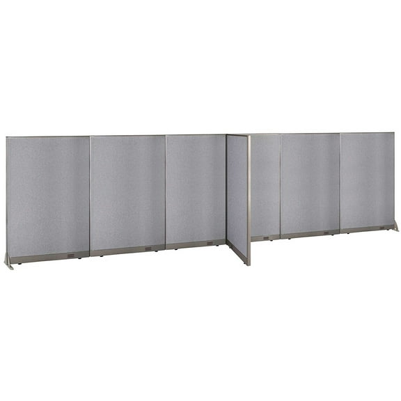 GOF T-shaped Freestanding Partition (36”D x 264”W x 72”H) Office Room Divider, Privacy Screen, Workstation Cubicle