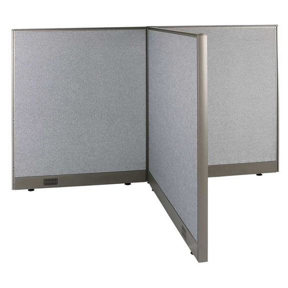 GOF T-shaped Freestanding Partition (48”D x 72”W x 48”H) Office Room Divider, Privacy Screen, Workstation Cubicle