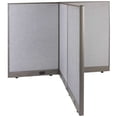 thumbnail image 1 of GOF T-shaped Freestanding Partition (60”D x 60”W x 48”H) Office Room Divider, Privacy Screen, Workstation Cubicle, 1 of 9