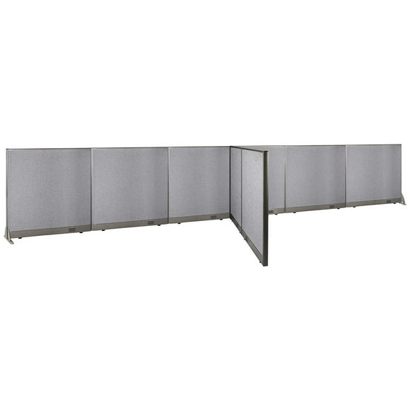 GOF T-shaped Freestanding Partition (66”D x 264”W x 48”H) Office Room Divider, Privacy Screen, Workstation Cubicle