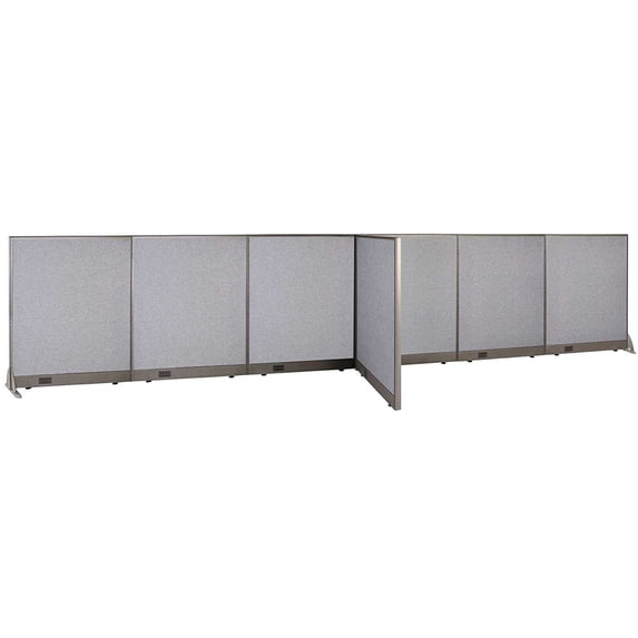 GOF T-shaped Freestanding Partition (66”D x 264”W x 60”H) Office Room Divider, Privacy Screen, Workstation Cubicle
