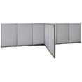 thumbnail image 1 of GOF T-shaped Freestanding Partition (72”D x 204”W x 60”H) Office Room Divider, Privacy Screen, Workstation Cubicle, 1 of 11