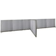 thumbnail image 1 of GOF T-shaped Freestanding Partition (72”D x 252”W x 48”H) Office Room Divider, Privacy Screen, Workstation Cubicle, 1 of 11
