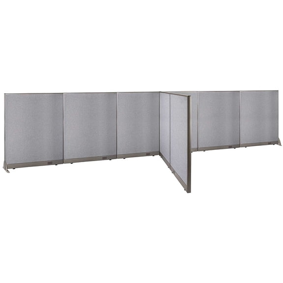 GOF T-shaped Freestanding Partition (72”D x 264”W x 60”H) Office Room Divider, Privacy Screen, Workstation Cubicle