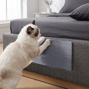 GOFLIC Cat Scratch Mat Wall Mounted Tall Paw Scratcher, Interactive Toy for Kitty Climbing Scratching, No Debris Non-Woven for Furniture Protection