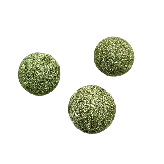 GOFLIC Large Catnip Ball for Teeth Cleaning, 10cm Safe Mint Catnip Toy for Dental Health, Stress Relief Interactive Indoor Cat Toy for Chewing Play