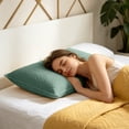 thumbnail image 1 of GOFLIC Organic Buckwheat Neck Pillow 19.6x12 inch, Adjustable Cervical Support Ergonomic Roll for Sleeper Pain Relief, Bedroom Hotel Home Cozy Atmosphere Decor, 1 of 6