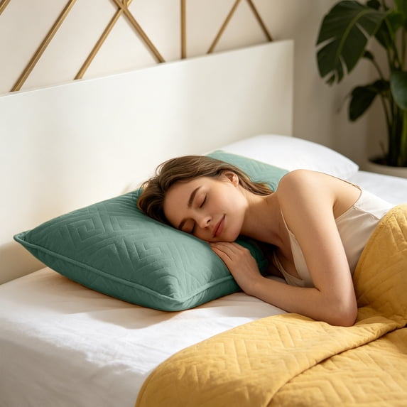 GOFLIC Organic Buckwheat Neck Pillow 19.6x12 inch, Adjustable Cervical Support Ergonomic Roll for Sleeper Pain Relief, Bedroom Hotel Home Cozy Atmosphere Decor