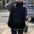 GOFLIC Puffer Vest Women Thermal Zip up Sleeveless Down Coats