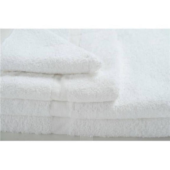GOG Collection Cotton Blend Bath Sheets, White - Pack of 4