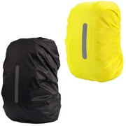 GOGHOST 2 Pack Waterproof Rain Cover for Backpack, Backpack Rain Cover with Reflective Strip，Rucksack Rain Cover for Bicycling/Hiking