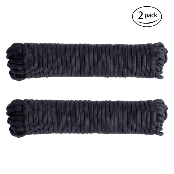 GOGHOST 300lb Paracord - 50FT Versatile Camping & DIY Rope for Outdoor and Home (2-Pack)
