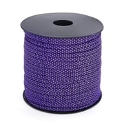 GOGHOST 550lbs Paracord Reel 160 Foot 4mm 7 Inner Strands,100% Nylon Mil-Spec Type III Paracord,Two Color Mixed,Purple Black