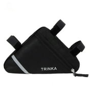GOGHOST Bike Frame Bag Polyester Bike Bag for MTB Road Bike, Black