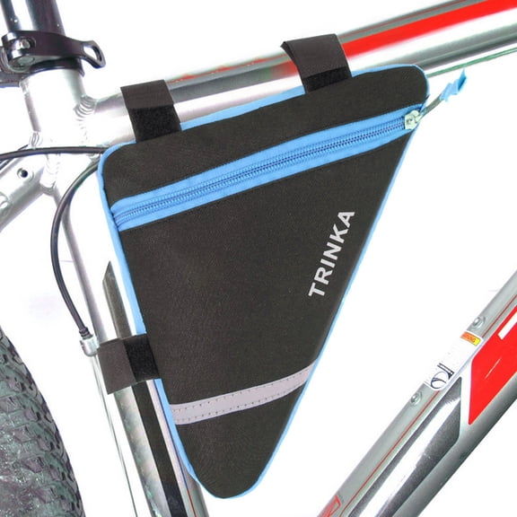 GOGHOST Bike Frame Bag，Polyester Bike Bag for MTB Road Bike, Blue