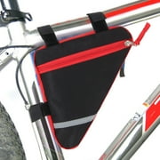 GOGHOST Bike Frame Bag Polyester Bike Bag for MTB Road Bike, Red