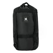 GOGHOST Compression Sack for Sleeping Bag Accessories,12L/24L/45L Lightweight Stuff Sack Great for Backpacking, Hiking and Camping,210T Tear Resistant Polyester Black,12L