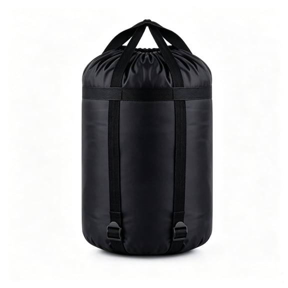 GOGHOST Compression Stuff Sack for Sleeping Bag Accessories,210T Tear Resistant Polyester,Black,20L