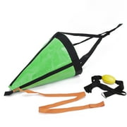 GOGHOST Drift Sock for Boat with Harness Buoy,High Strength Polyester Fiber PVC Sea Anchor Green 20in