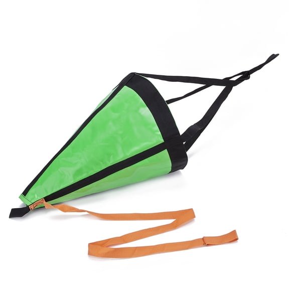 GOGHOST Drift Sock for Boat,High Strength Polyester Fiber PVC Sea Anchor Green 28in