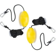 GOGHOST EVA Floating Yellow 3"x 5",30 feet Marine Rope High Visibility Anchor Marker Buoy-2 Pack