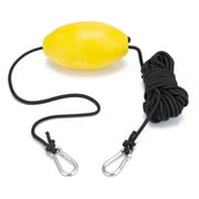 GOGHOST EVA Floating Yellow 3"x 5",30ft Marine Rope High Visibility Anchor Marker Buoy