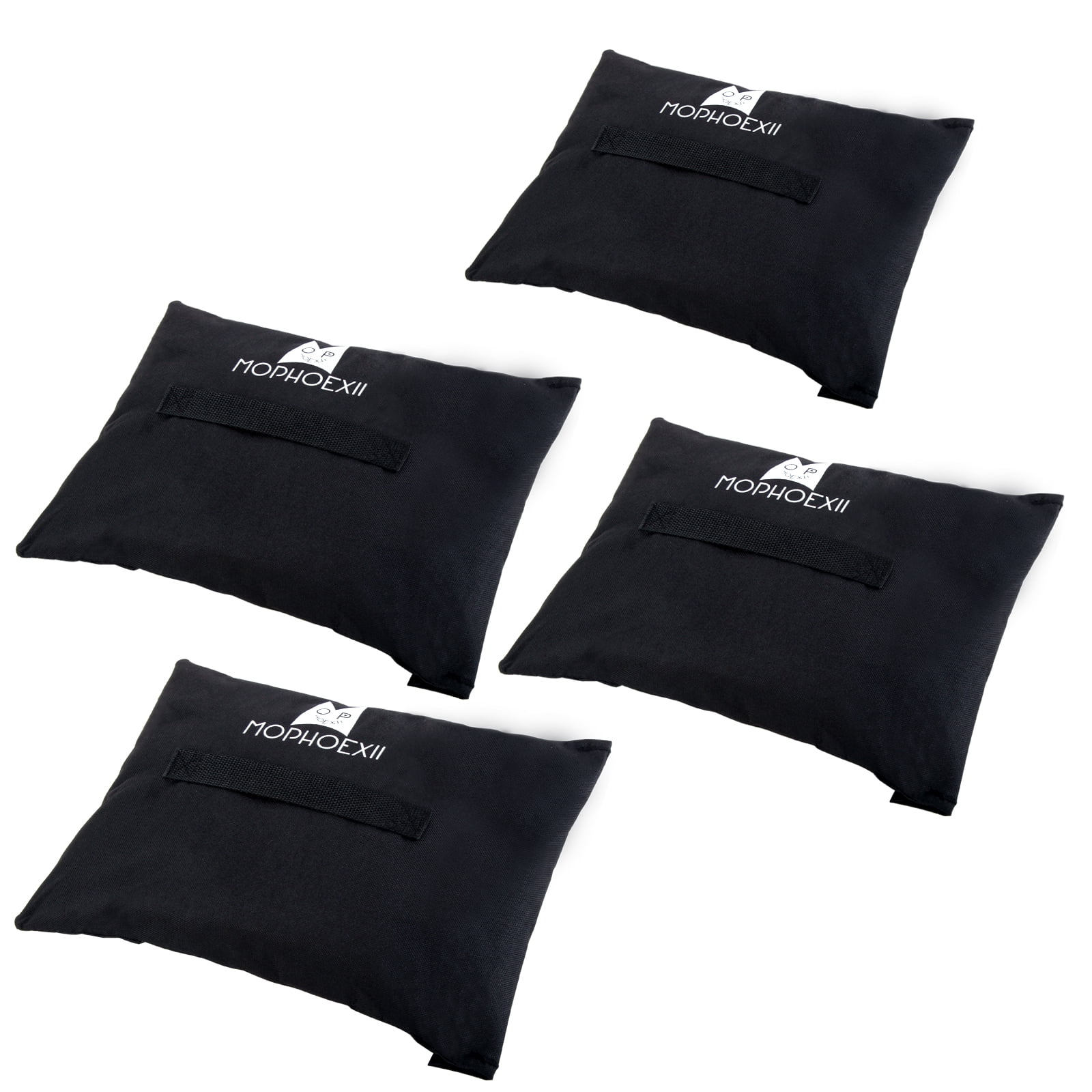 GOGHOST Golf Net Sandbags,Weights for Portable Soccer Goal,600D Fabric,Black,4 Pack