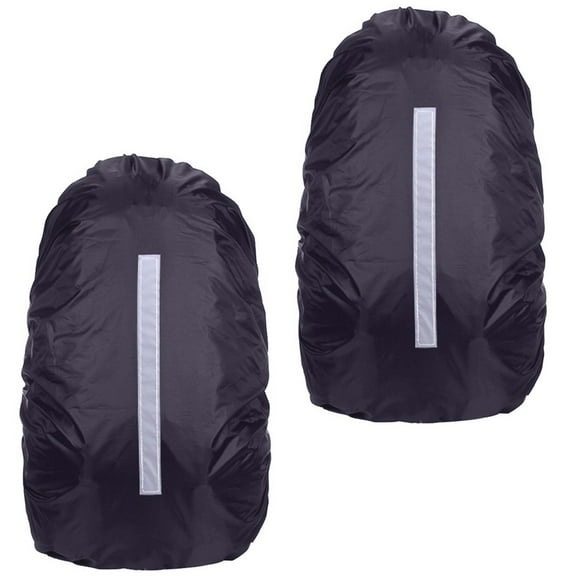 GOGHOST Waterproof 35 L Backpack Rain Cover with Reflective Strip, Black