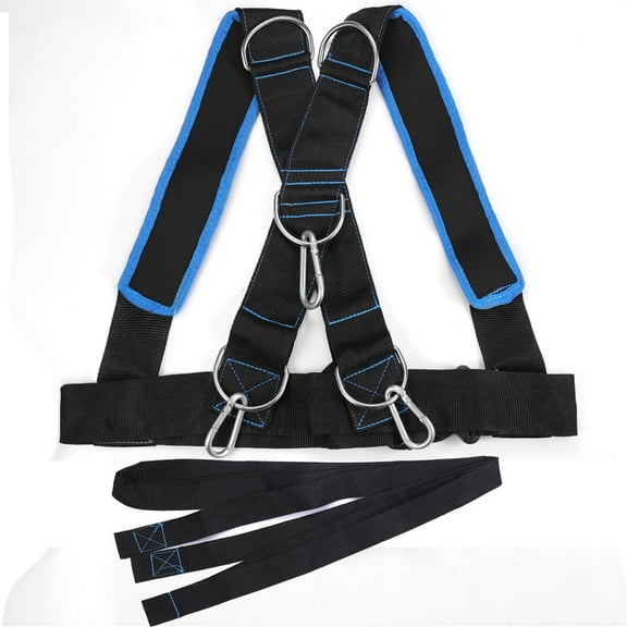 GOGHOST Sled Harness, Weight Speed Sled Workout Tire Pulling Harness Resistance and Assistance Trainer Physical Training Resistance Rope Football Training Equipment Harness for Women