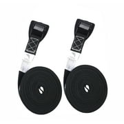 GOGHOST 16 ft x 1 in Cam Straps Tie Down,250lbs,Neoprene Pad,2 Pack,Black