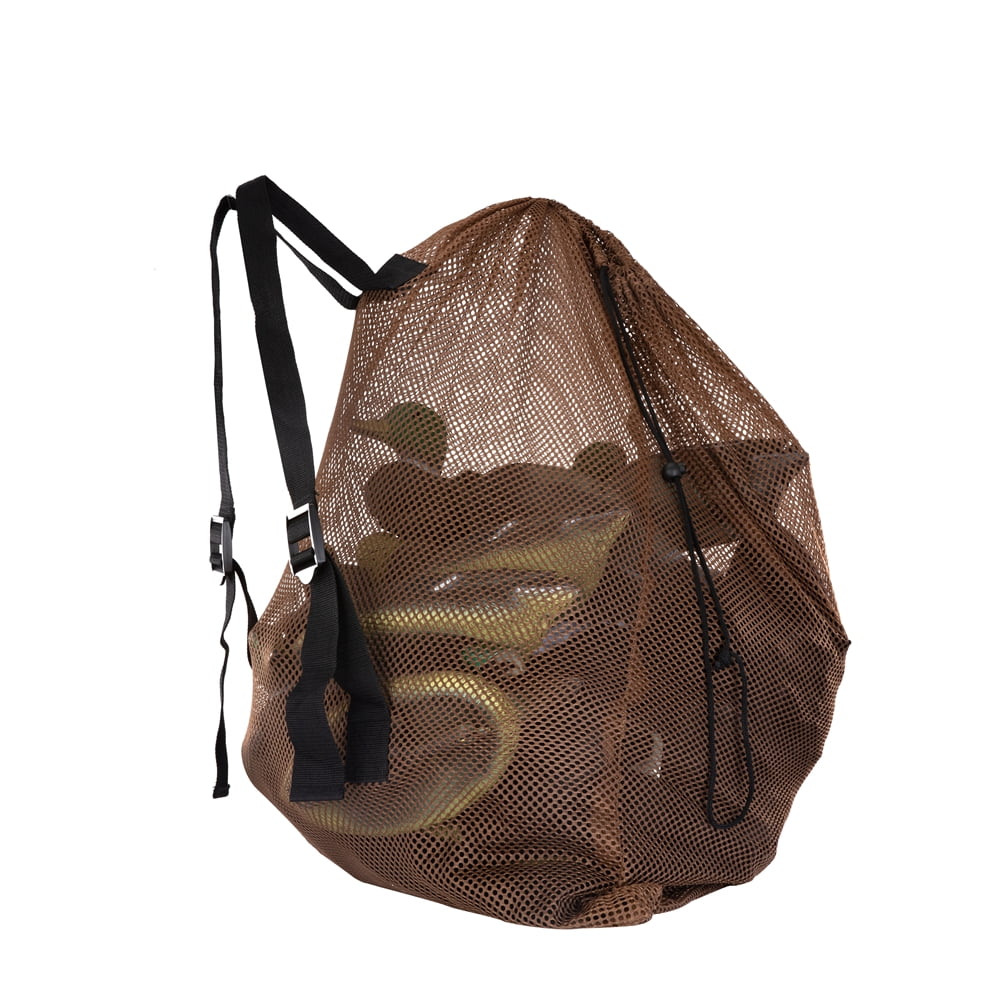 GOGHOST Waterfowl Mesh Decoy Bags, Green/Brown Duck Decoy Bag for Goose