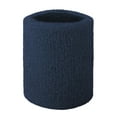 thumbnail image 1 of GOGO 100 Pieces Sports Wristbands Terry Cloth Sweatbands 3 Inches Navy, 1 of 8