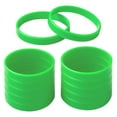 thumbnail image 1 of GOGO 12 Pcs Adult Rubber Bracelets, Silicone Wristbands, Party Accessories - Kelly Green, 1 of 7