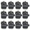 thumbnail image 1 of GOGO 12 Pcs Tally Counter, Plastic Handheld Digit Number Lap Counter, Manual Mechanical Clicker - Black, 1 of 7