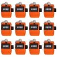 thumbnail image 1 of GOGO 12 Pcs Tally Counter, Plastic Handheld Digit Number Lap Counter, Manual Mechanical Clicker - Orange, 1 of 7