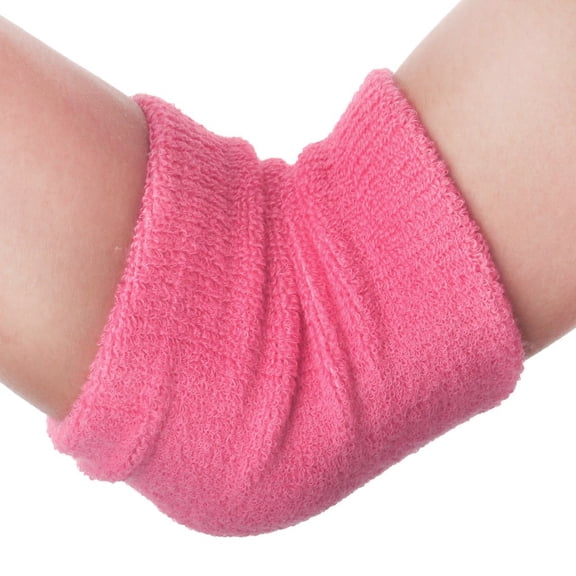 GOGO 12 Pieces 6 x 4 Inch Arm Sweatband Large Wristbands-Pink