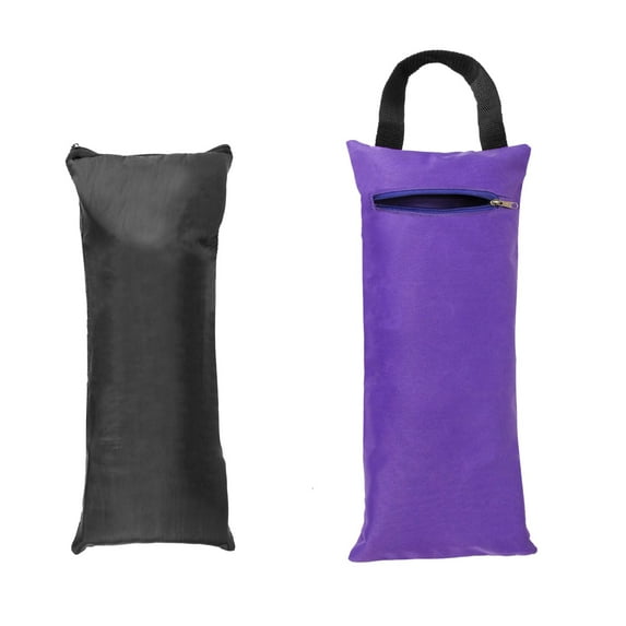 GOGO 16" Unfilled Sand Bag with Inner Lining, Adding Weight and Support for Yoga Pilates Fitness-Purple