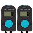 thumbnail image 1 of GOGO 2 Pcs Digital Tally Counter Electronic Hand Held Clicker Sports Counter Manual Clicker, 1 of 5