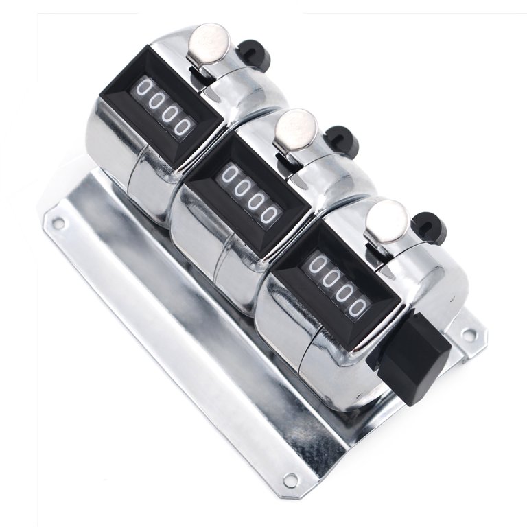 GoGo 3-Unit Metal Tally Counter, Manual Clicker for Desktop