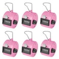 thumbnail image 1 of GOGO 6 Pcs Plastic Hand Tally Counter, 4 Digit Number Handheld Clicker, Manual Mechanical Lap Counter, for Sport Event Training, 1 of 7