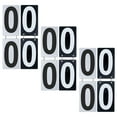 thumbnail image 1 of GOGO 6 Sets Baseball Scoreboard Numbers, 4 x 7 inch Plastic White & Black Card, 0-9 Double Sides, 1 of 8
