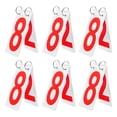 thumbnail image 1 of GOGO 6 Sets Plastic Tennis Score Cards, 2.5 x 5 Inch, Red Number 0-9 Double Sides, 1 of 6