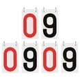 thumbnail image 1 of GOGO 6 Sets Score Reporter, 3-1/8 x 5-1/2 inches Number Flip Chart for Scoreboard 0-9, Red & Black, 1 of 7
