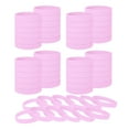 thumbnail image 1 of GOGO 60 Pcs Pink Silicone Bracelets for Men Women, Breast Cancer Awareness Rubber Wristbands, 1 of 7