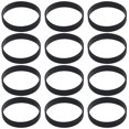 thumbnail image 1 of GOGO 60 Pcs Rubber Bracelets for Kids, Silicone Rubber Wrist Bands for Events - Black, 1 of 7