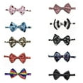 thumbnail image 1 of GOGO Adjustable Dog Bow Ties Collar Christmas Festival Pet Bow Ties Neckties for Party Grooming Accessories-Set H, 1 of 7