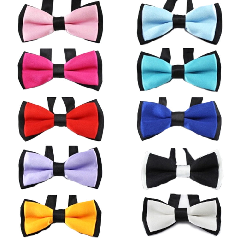 solid color bow ties