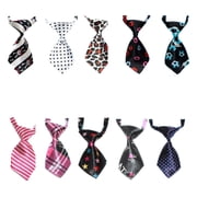 GOGO Christmas Festival Dog Neckties Collection, Dog Grooming Accessories, 10 Pcs Assorted-Set 3